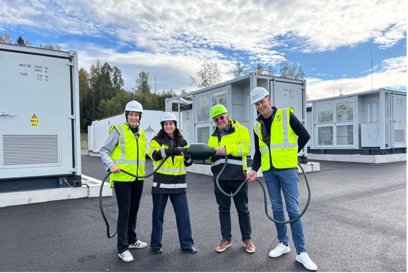 Ingrid Capacity and the SEB Nordic Energy Fund, Through Locus Energy, inaugurate a new battery storage facility in Rättvik to strengthen grid flexibility